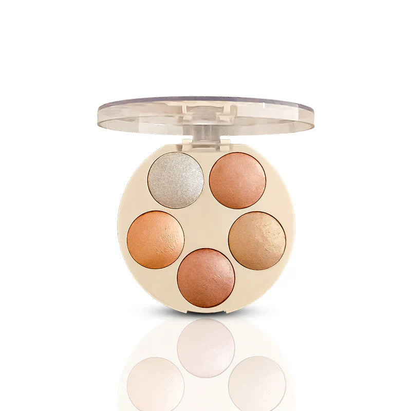 Aqua Color Line 5 in 1 Highlighter & Blush on Kit Aqua Color Line