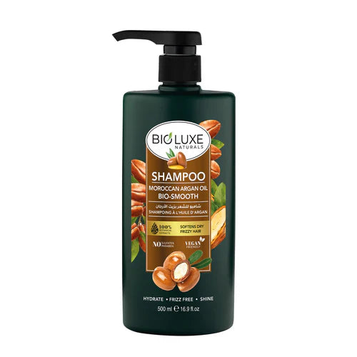 Bioluxe Naturals Argan Oil Bio-Smooth Shampoo 500ml Bioluxe Naturals