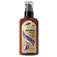 Disaar Hair Serum 2-in-1 24K Gold & Onion Anti-Frizz Mild Formula Disaar
