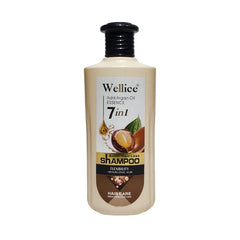Wellice 7 in 1 Anti - Hair Loss Argan Hyalruonic Acid & Soothing Frizz Shampoo 400g Wellice