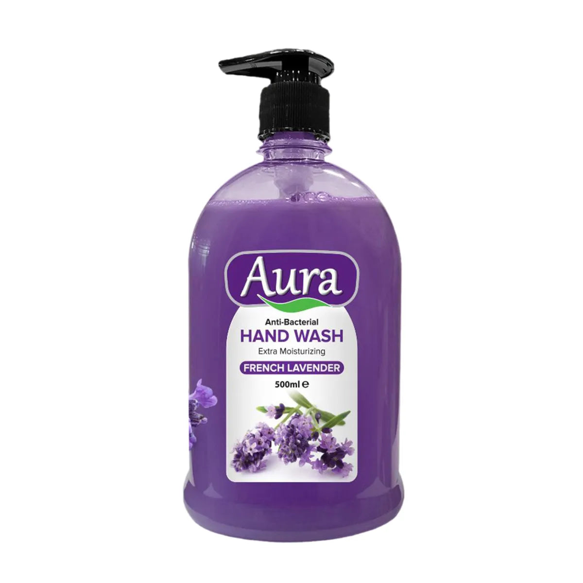 Aura Anti-Bacterial Liquid Handwash French Lavender 500ML Aura
