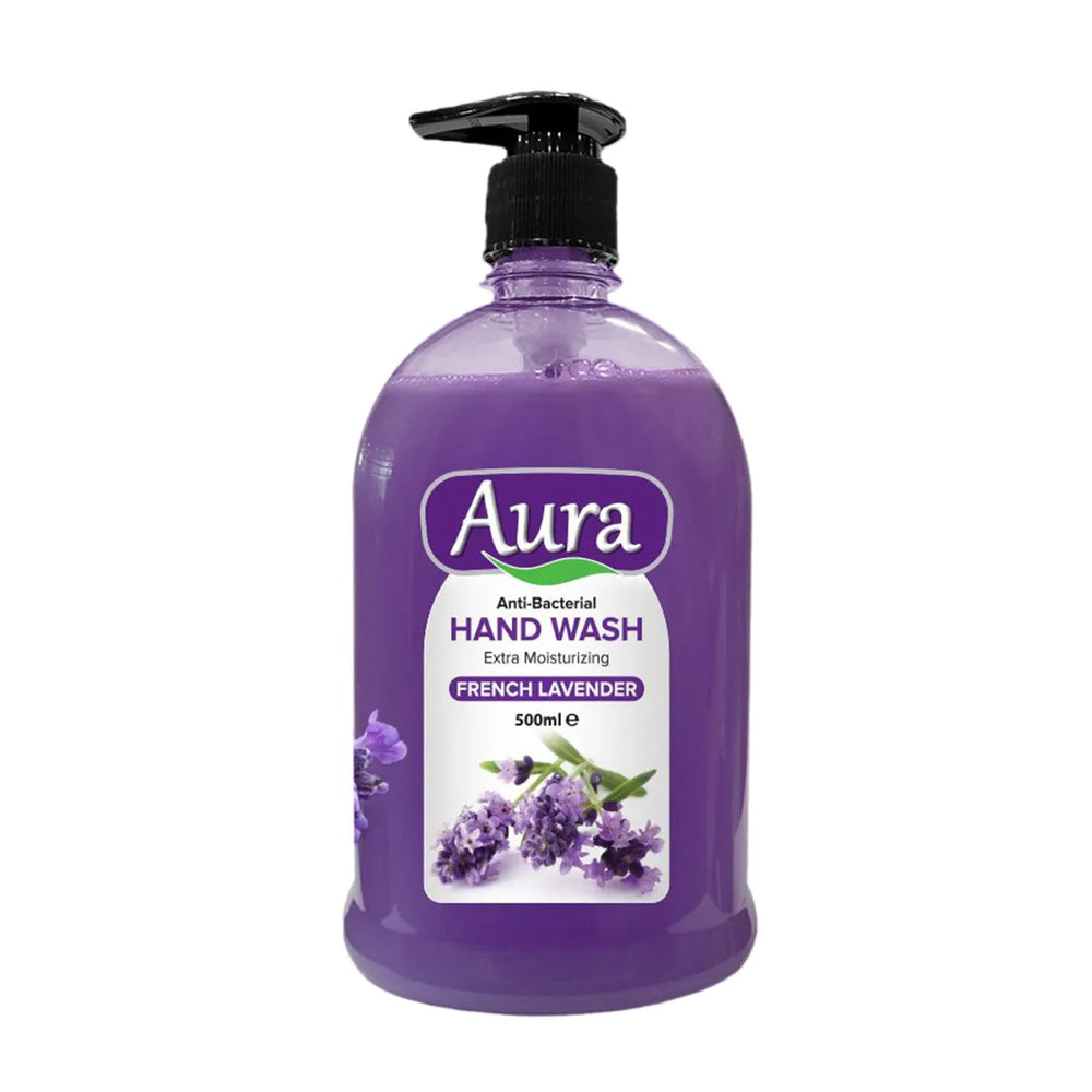 Aura Anti-Bacterial Liquid Handwash French Lavender 500ML Aura