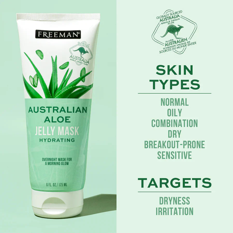 Freeman Exotic Blends Hydrating Australian Aloe Jelly Mask 75ml Freeman