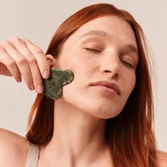 Authentic Jade Crystal Heart Shape Gua Sha Cosmia.pk