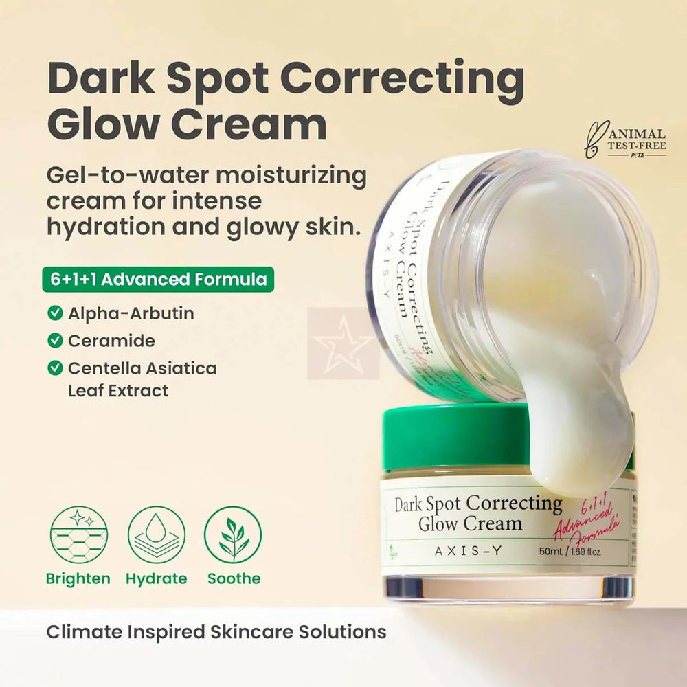 AXIS-Y Dark Spot Correction Glow Cream – 50ml (Made in Korea) Axis-Y