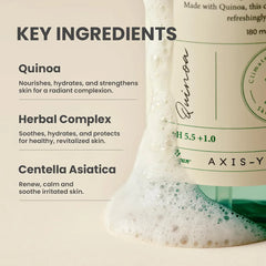 Axis-Y Quinoa One-Step Balanced Gel Cleanser - 180ml Axis-Y
