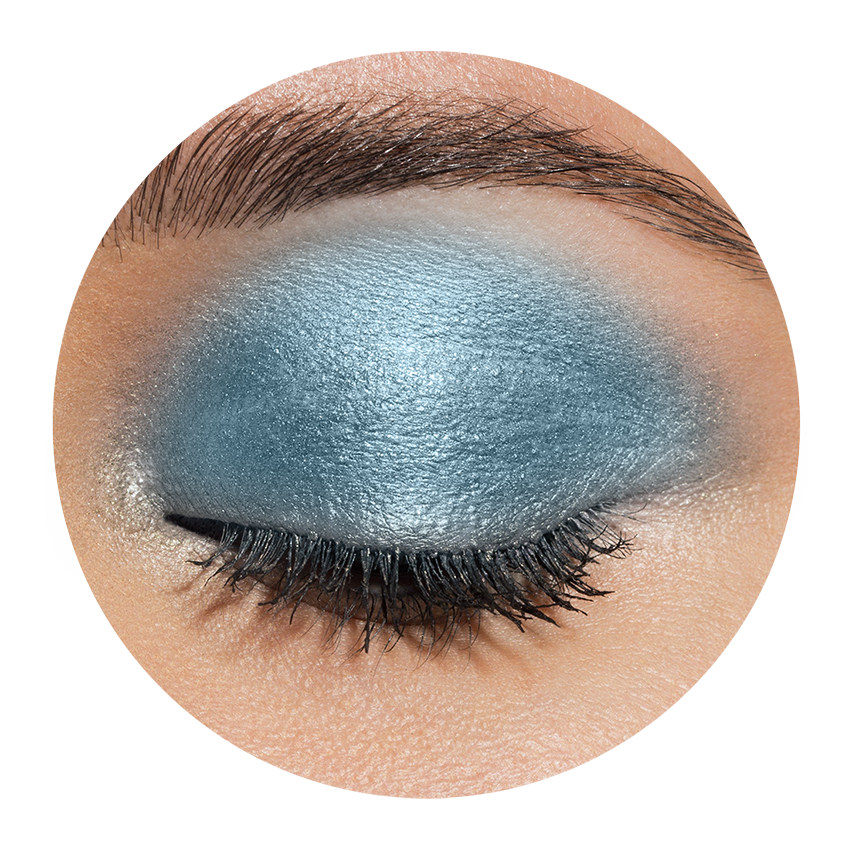 Aqua Color Line Shimmer Eyeshadow | Eye Shimmering Paint Aqua Color Line