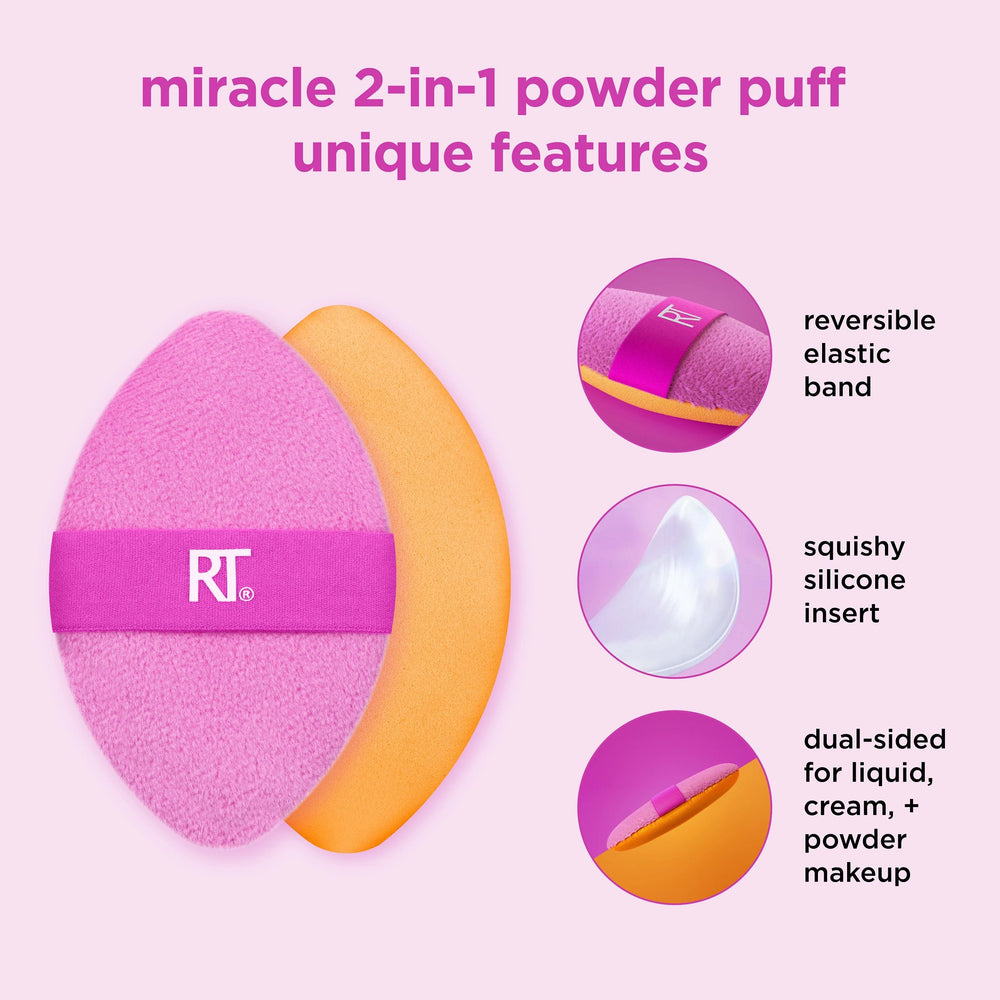 Miracle 2-In-1 Powder Puff Duo Cosmia