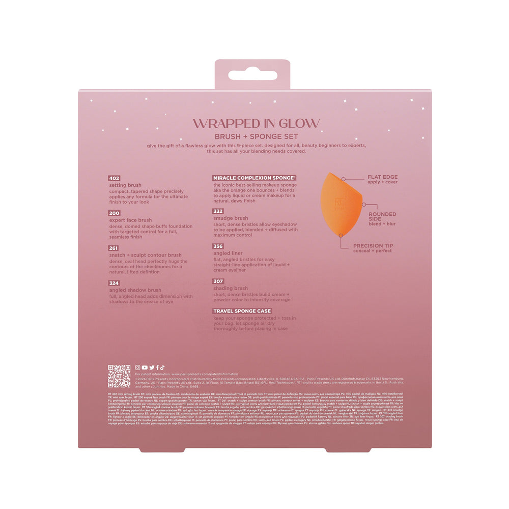 Wrapped In Glow Brush + Sponge Set Cosmia