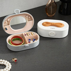 Multipurpose Storage Box For Cosmetic & Jewellery Plastic Body With Silicon Case Cosmia