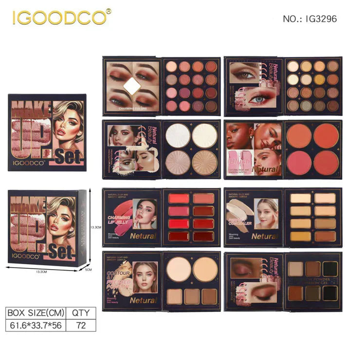 Igoodco Premium All in one Makeup Book - 72 Colors IGOODCO