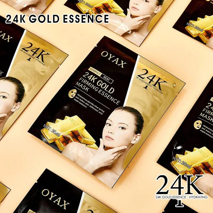 OYAX 24K Gold Firming Face Mask- Anti Aging, Hydrating, Toning & Oyax