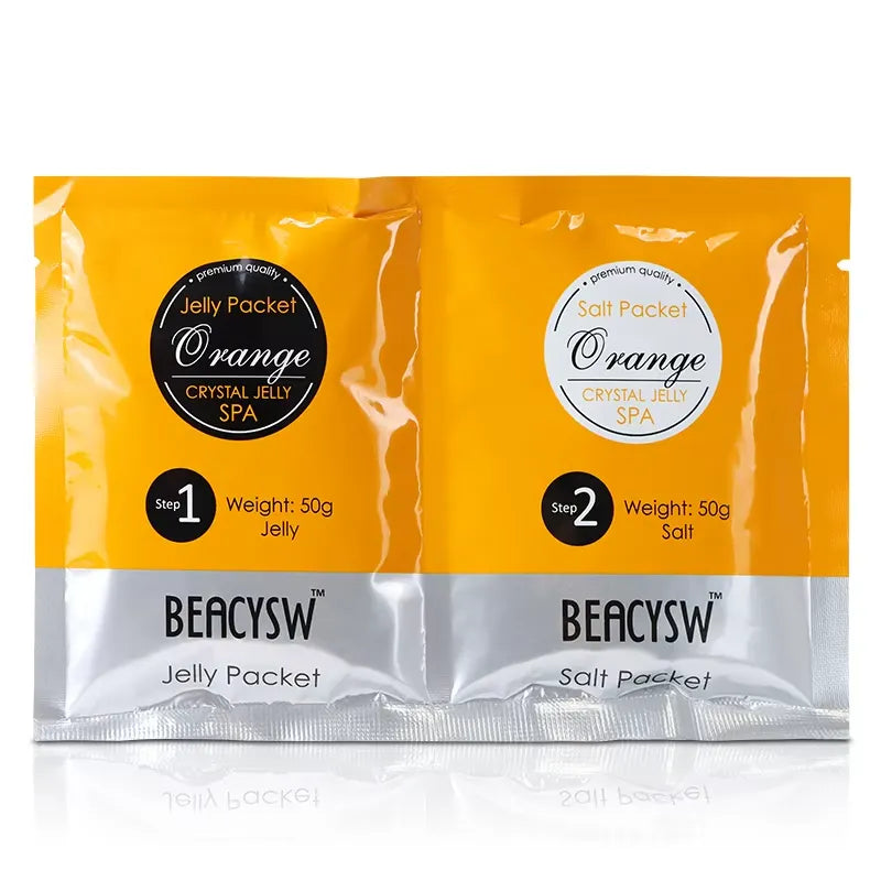 BEACYSW Foot Soak Powder Jelly Pocket Spa Pedicure Set BEACYSW