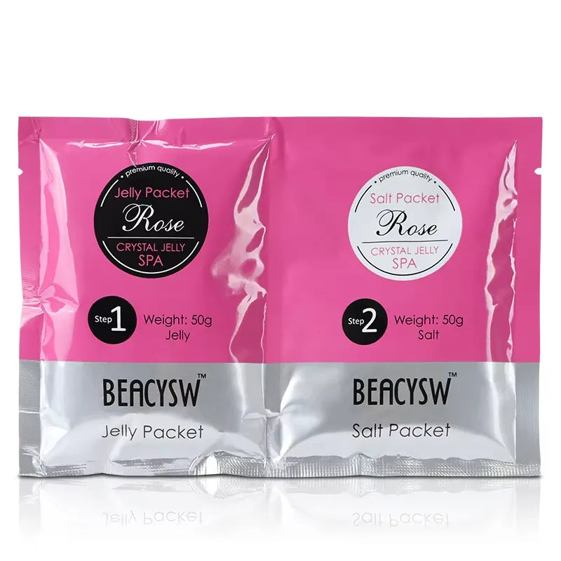 BEACYSW Foot Soak Powder Jelly Pocket Spa Pedicure Set BEACYSW