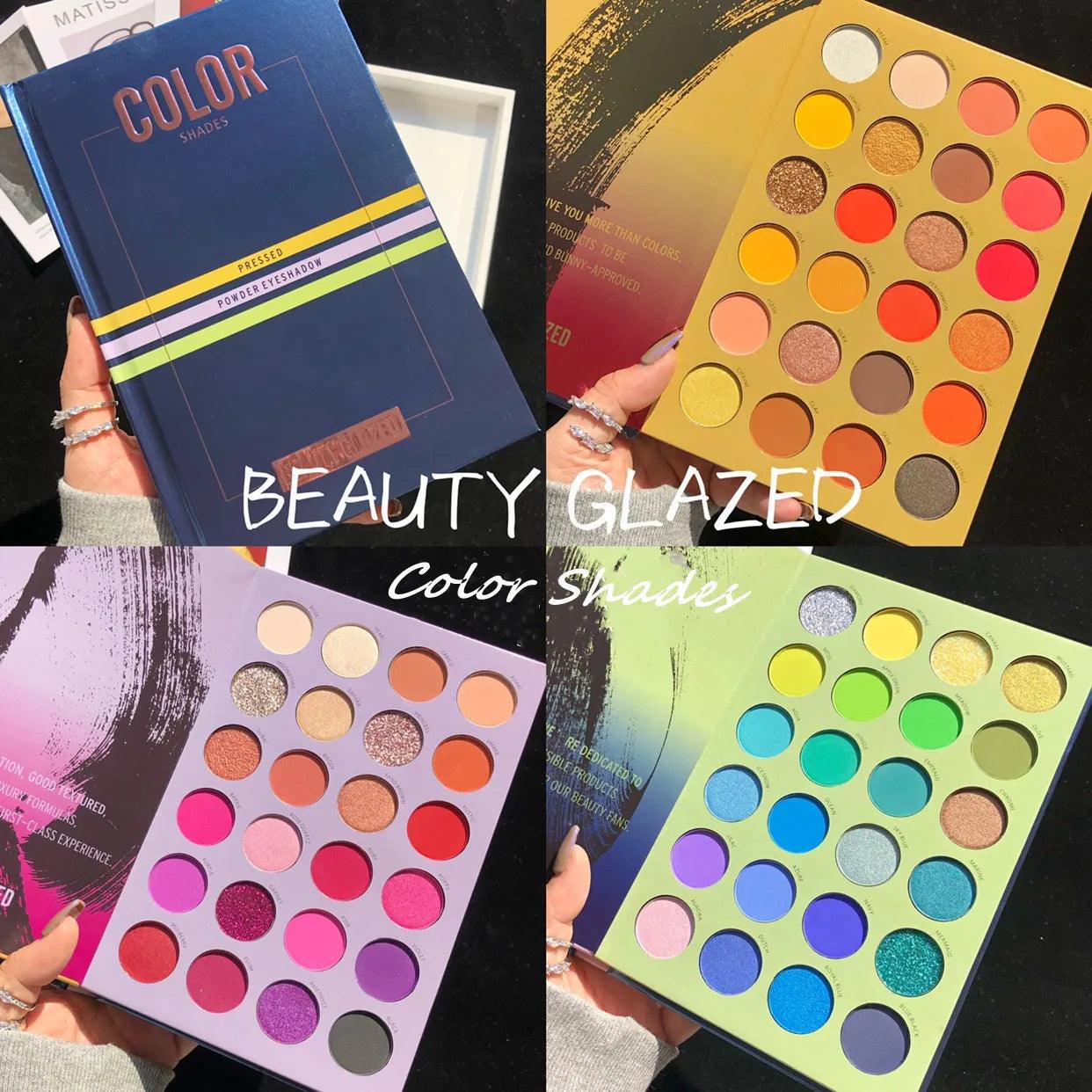 72 Eyeshadow Colors Large Three Layer Makeup Palette Beauty Glazed