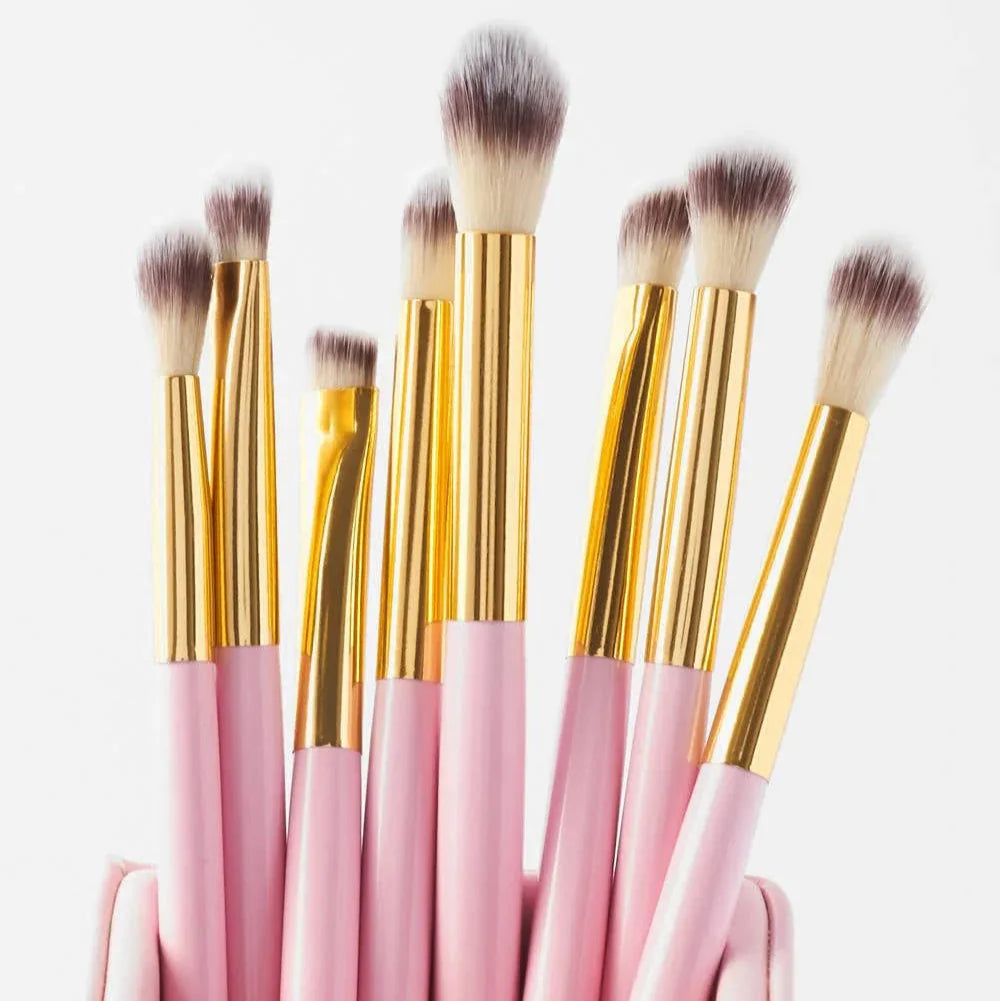 BH Cosmetics - Pink Studded Elegance - 12 Piece Brush Set BH Cosmetics