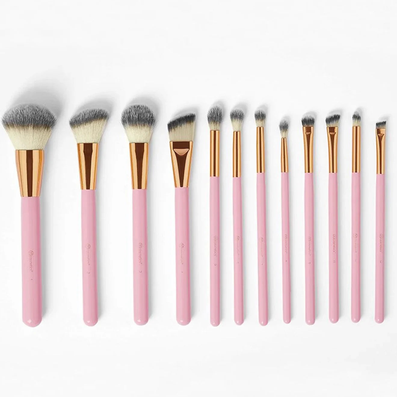 BH Cosmetics - Pink Studded Elegance - 12 Piece Brush Set BH Cosmetics