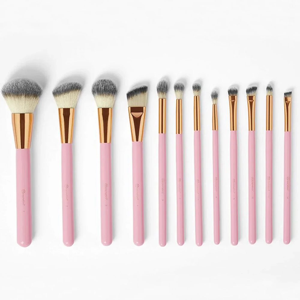 BH Cosmetics - Pink Studded Elegance - 12 Piece Brush Set BH Cosmetics