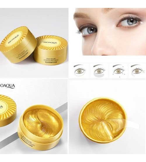 60pcs/bottle BIOAQUA Crystal Collagen Eye Mask Bioaqua