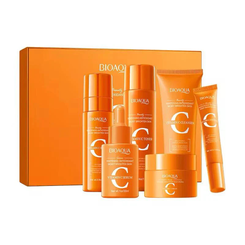 BIOAQUA 6in1 Vitamin C Facial Kit Skin Care Set Bioaqua