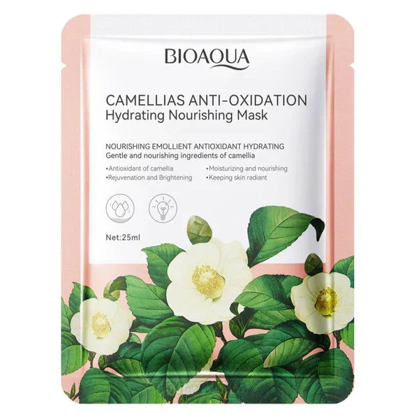 BIOAQUA - Camellias Anti-Oxidation Hydrating Nourishing Facial Mask Bioaqua