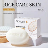 BIOAQUA Rice Raw Pulp Face And Body Oil Control Soap 100g
