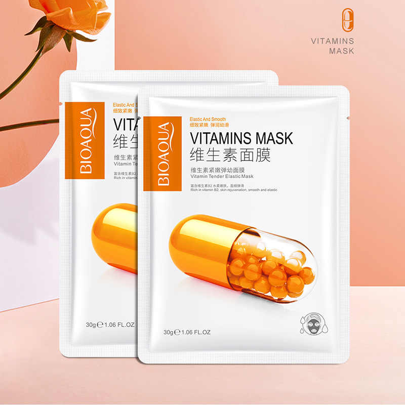 BIOAQUA Vitamins Tender Elastic Face Mask Sheet Bioaqua
