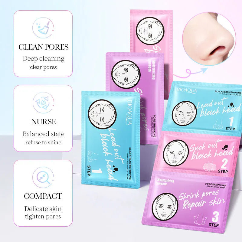 BIOAQUA Blackhead Remover 3 Steps Sachet Bioaqua