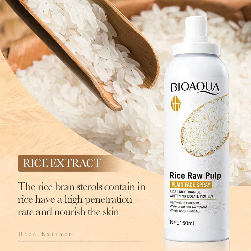 BIOAQUA Rice Raw Pulp Nicotinamide Plain Face Spray - 150ml Bioaqua