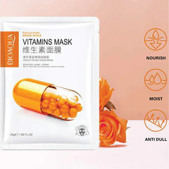 BIOAQUA Vitamins Tender Elastic Face Mask Sheet Bioaqua