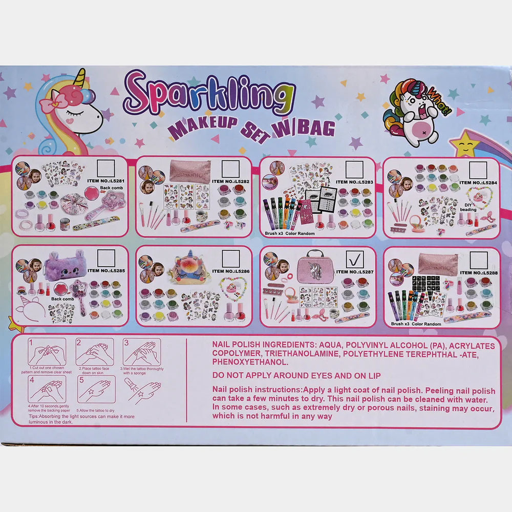 2-in-1 Realistic Beauty Makeup Bag for Kids Cosmia.pk