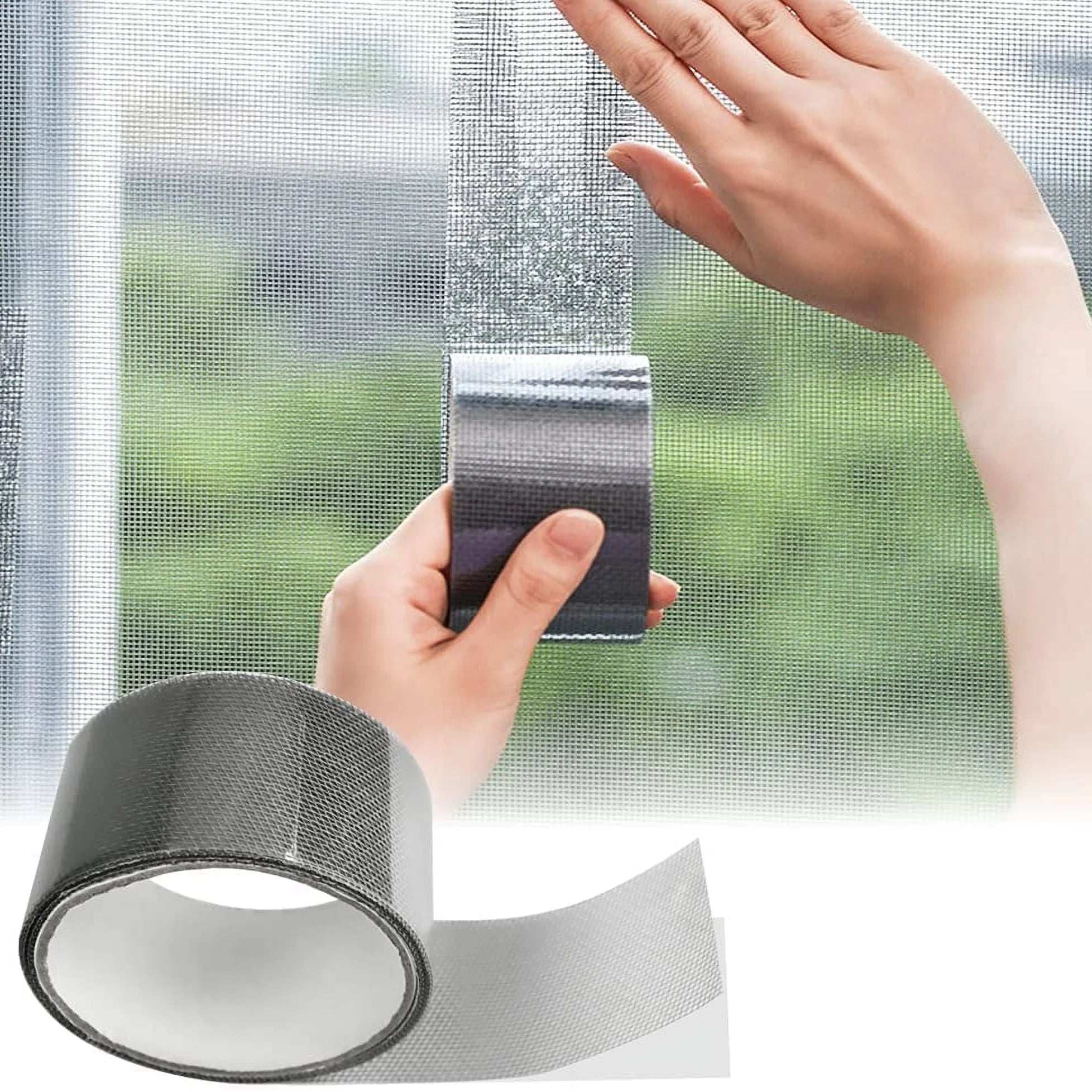 Self-Adhesive Fiberglass Mesh Window Screen Repair Tape Cosmia.pk