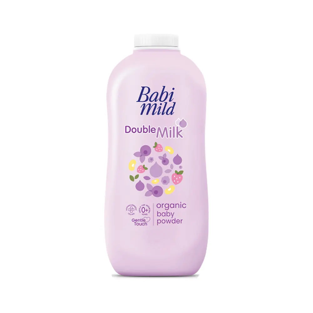 Babi Mild Double Milk Organic Baby Powder - 350g Babi Mild