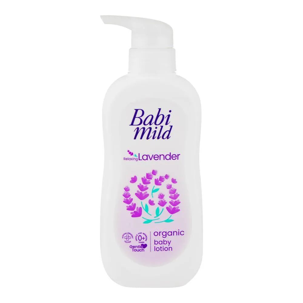 Babi Mild Relaxing Lavender Organic Baby Lotion - 350ml Babi Mild