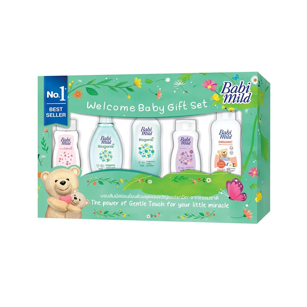 Babi Mild The Natural Baby Gift Set, 5-Pack Babi Mild