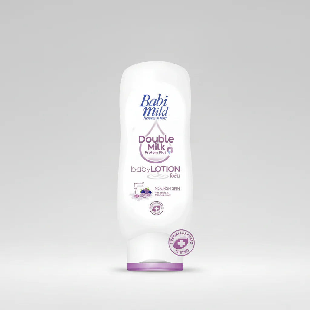 Babi Mild Double Milk protein plus Baby Lotion - 180ml Babi Mild
