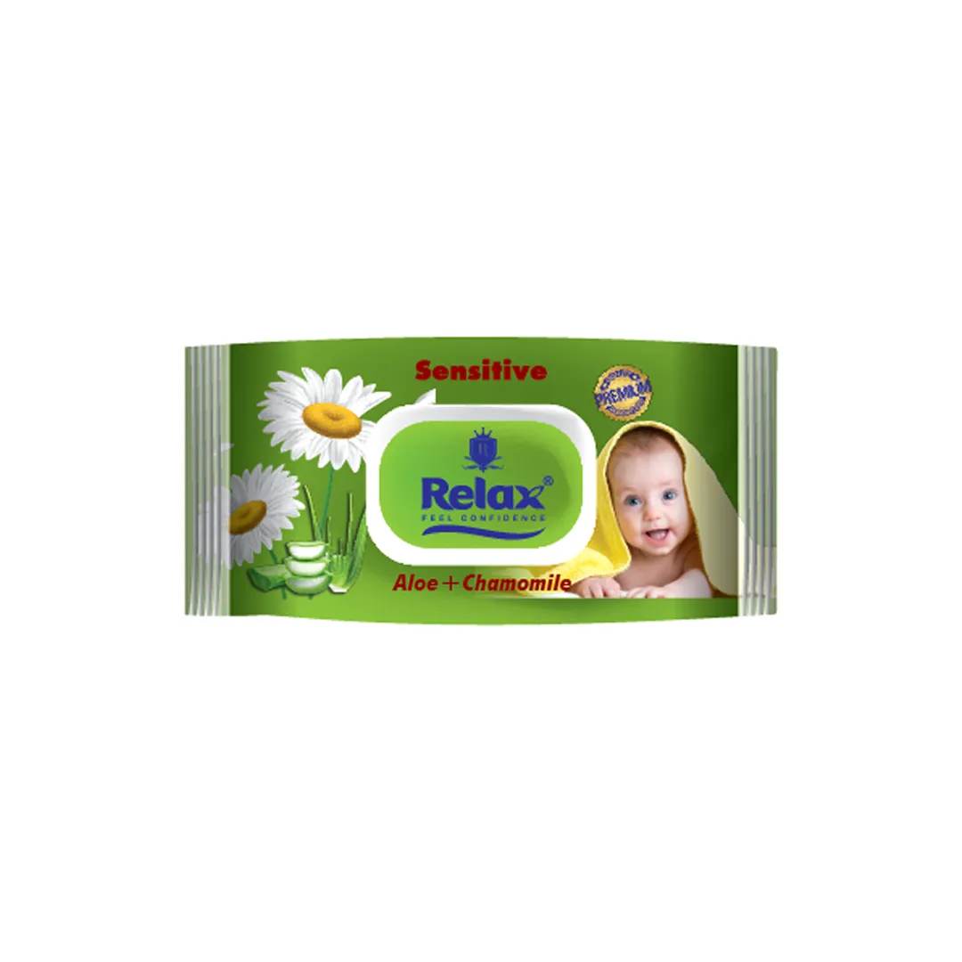 Relax Baby Sensitive Wipes 72s Relax