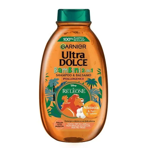 Garnier Ultra Dolce 2in1 Shampoo with Apricot Extract and Cotton Flowers - 300ml Garnier
