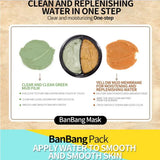 BIOAQUA Double Color Face Mask for Cleansing - BanBang Mud Mask 50g+50g