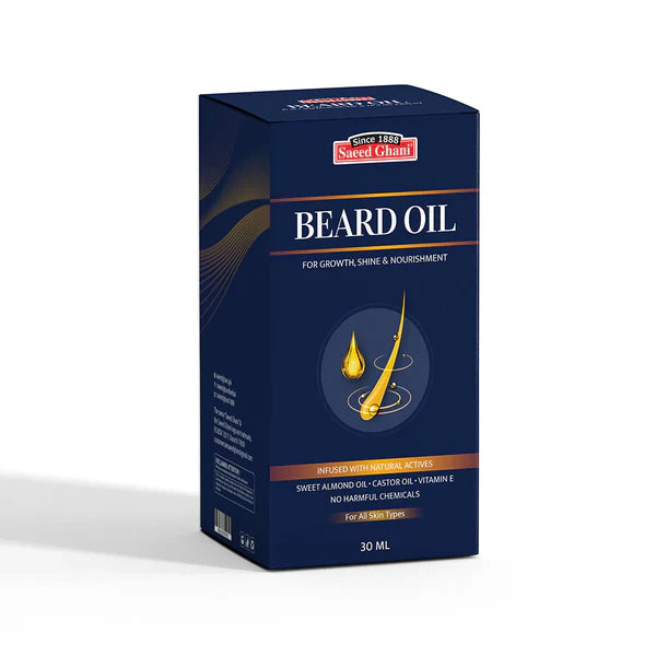 Saeed Ghani Beard Oil, For All Skin Types - 30ml Saeed Ghani