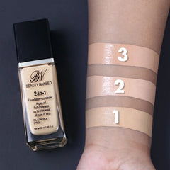 Beauty Nakeed 2in1 Foundation+Concealer 30ml Beauty Nakeed
