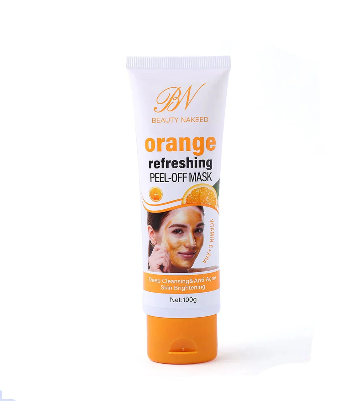 Beauty Nakeed Orange Refreshing Peel Off Mask - 100g Beauty Nakeed