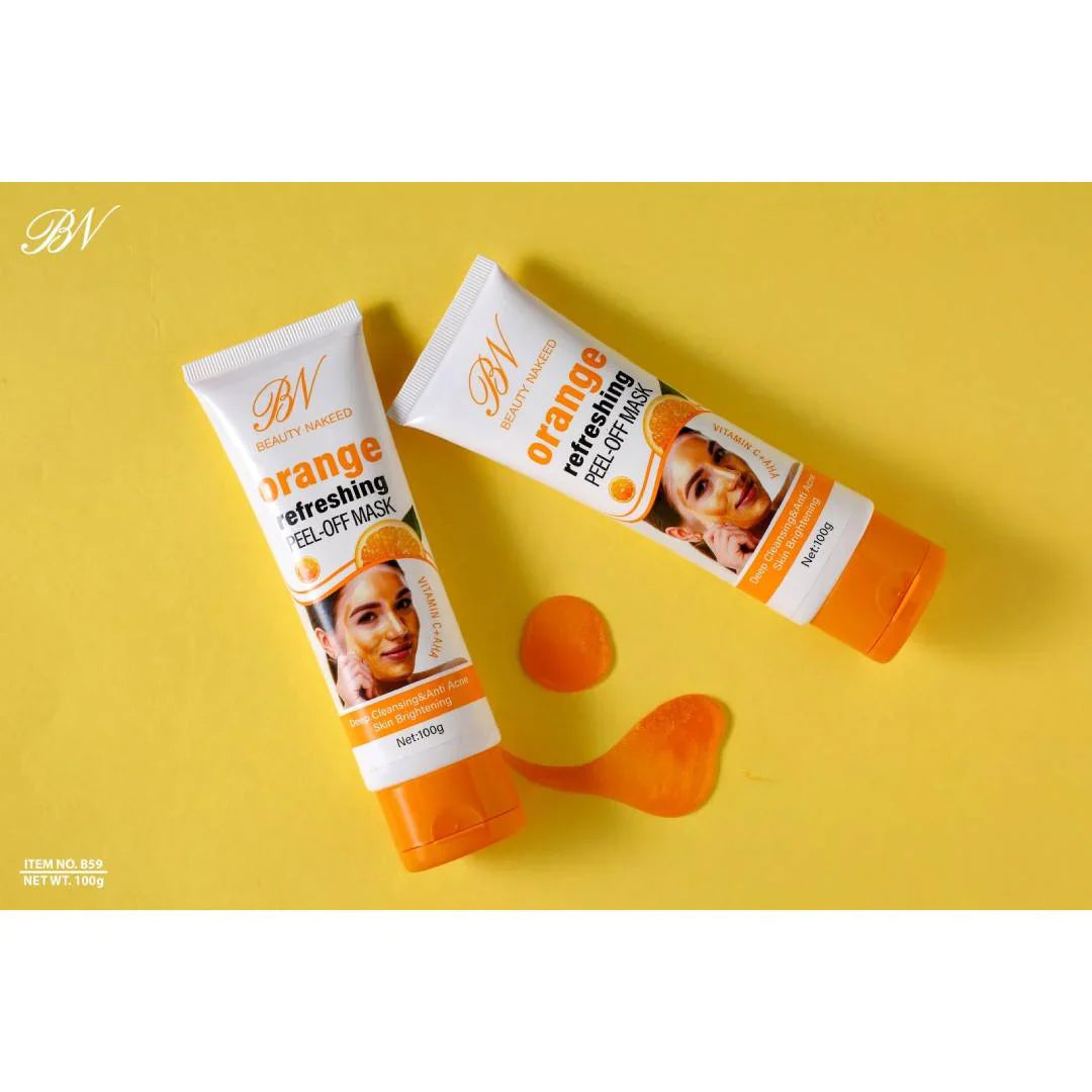 Beauty Nakeed Orange Refreshing Peel Off Mask - 100g Beauty Nakeed