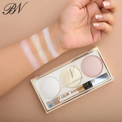 Beauty Nakeed 3 Colour Highligter Kit Beauty Nakeed