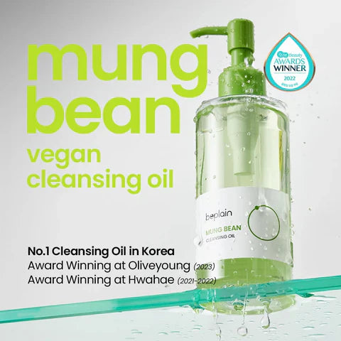Beplain Mung Bean Greenful Vegan Cleansing Oil - 200ml Beplain
