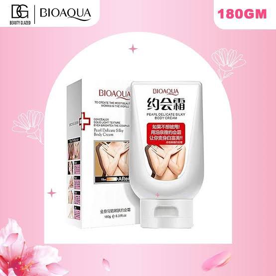 Bioaqua Pearl Delicate Silky Body Cream 180g Bioaqua