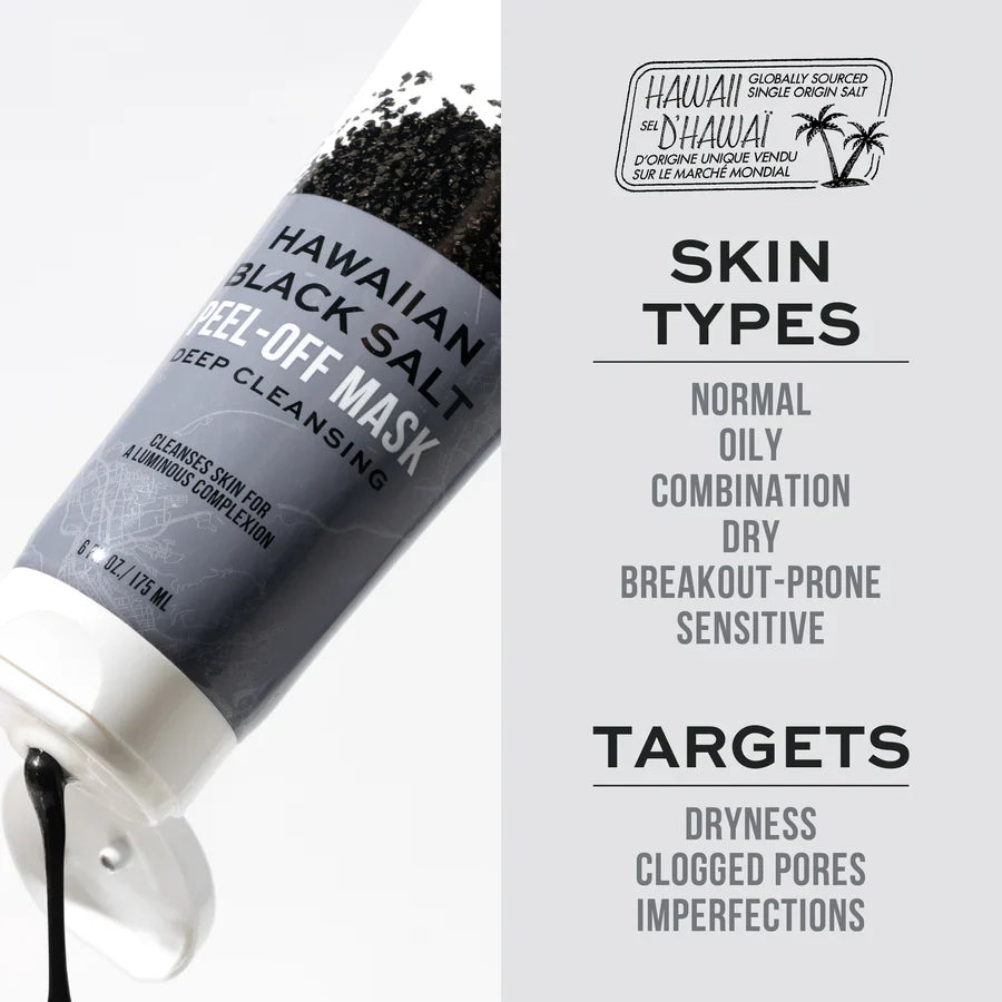 Freeman Exotic Blends Hawaiian Black Salt Peel Off Mask - 75ml Freeman