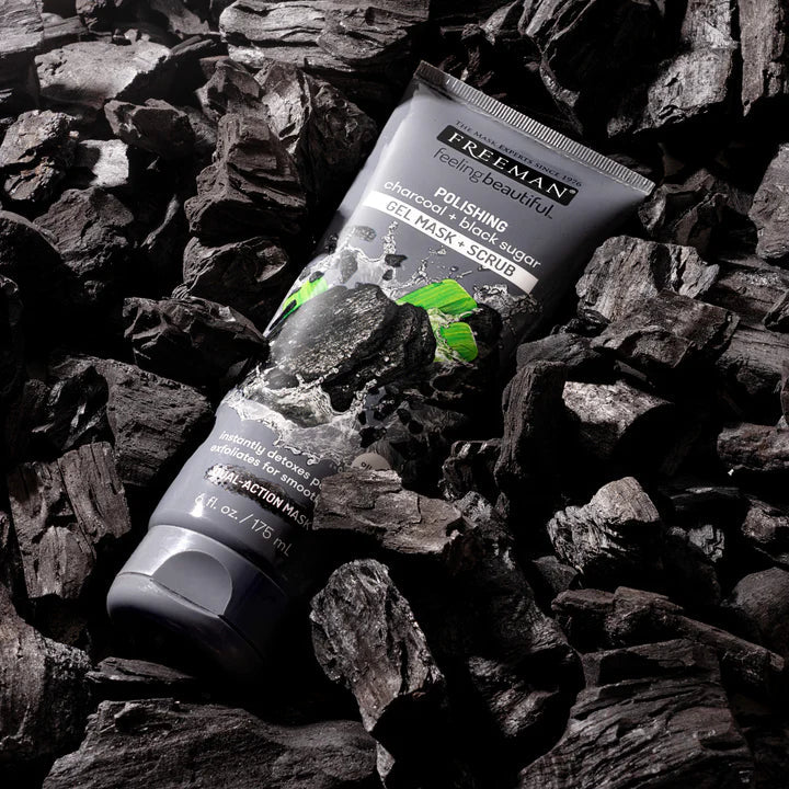 Freeman Polishing Charcoal & Black Sugar Gel Mask 75ml Freeman
