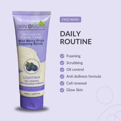 Skin Origins Blueberry Scrubbing Facial Foam – 120ml Skin Origins