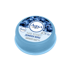 Aqua Color Line Nail polish Remover Pad 40 Pieces Aqua Color Line